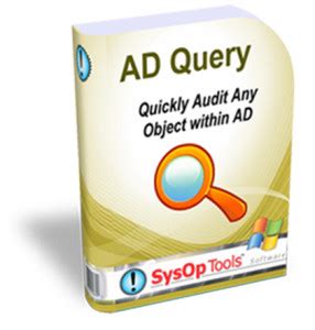 ad query sysop tools software  active directory management
