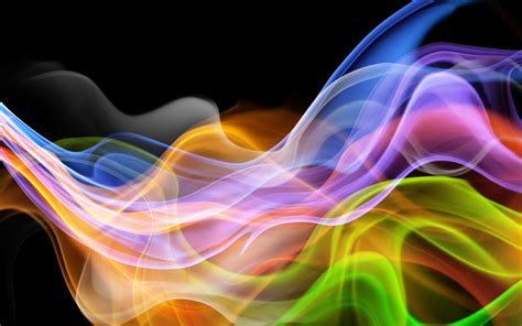 abstract color lines  black background hd wallpaper