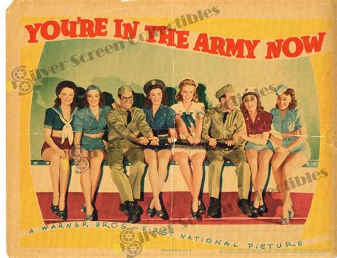 you re in the army now 1941 original u s lobby card 11 x 14 ebay