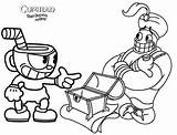 Cuphead Coloring Mugman Pages Djimmi Great Colouring Children Devil Bendy Coloringpagesfortoddlers Lovely Fun Choose Board Ink Machine sketch template