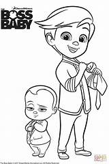 Boss Baby Coloring Pages Tim Templeton Printable Clipart Drawing Print Characters Color Clipground sketch template