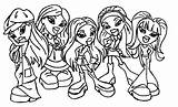 Bratz Copines Caretas Chiquipedia Cuentacuentos Tudodesenhos Bonito Filminspector Relacionados sketch template