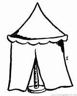Tent Pages Circus Coloring Tents Colouring Drawing Getdrawings Getcolorings sketch template