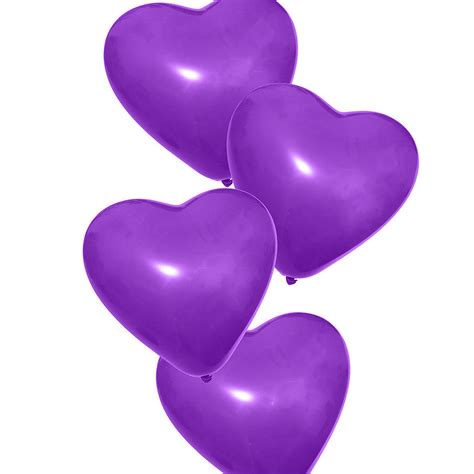 heart balloons birthday party kids party heart shape balloons purple walmartcom