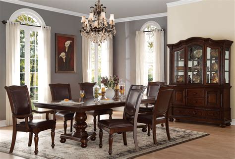lordsburg brown dining room set  homelegance coleman furniture