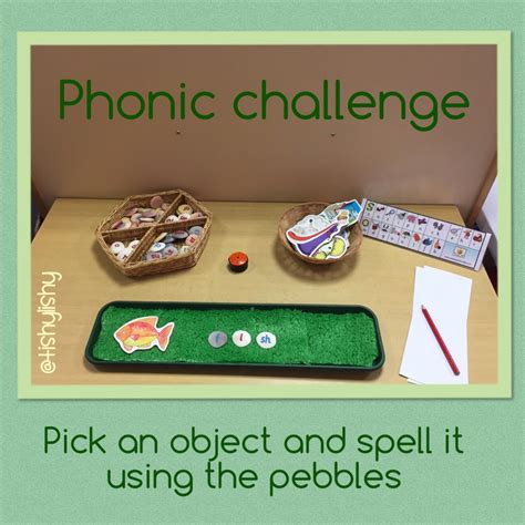 phonic challenge spell   pebbles phonics activities phonics