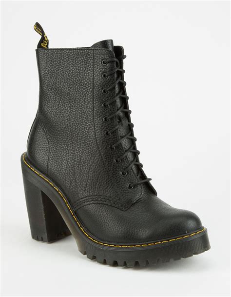 lyst dr martens kendra aunt sally womens boots  black