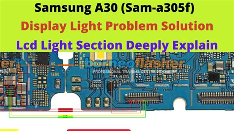 samsung  lcd light problem sam  light ic solution display light ways youtube