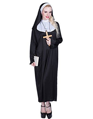 adult nun costumes and robes for halloween and parties