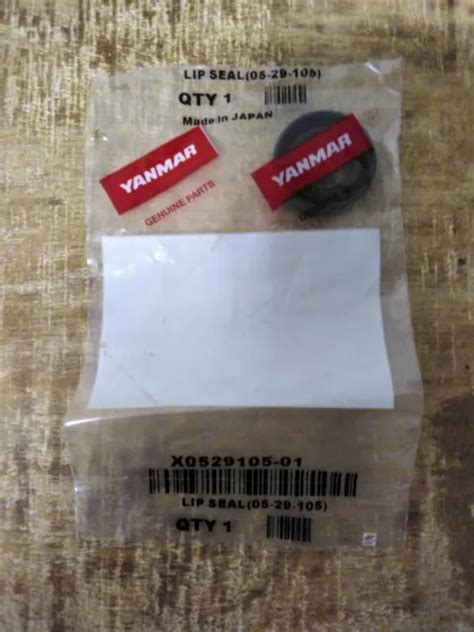 genuine yanmar lip seal pn  factory sealed  picclick