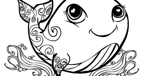 creative cuties whale coloring page