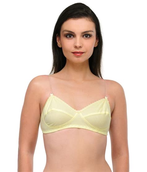 Buy Oleva Yellow Cotton Bra Online At Best Prices In India Snapdeal