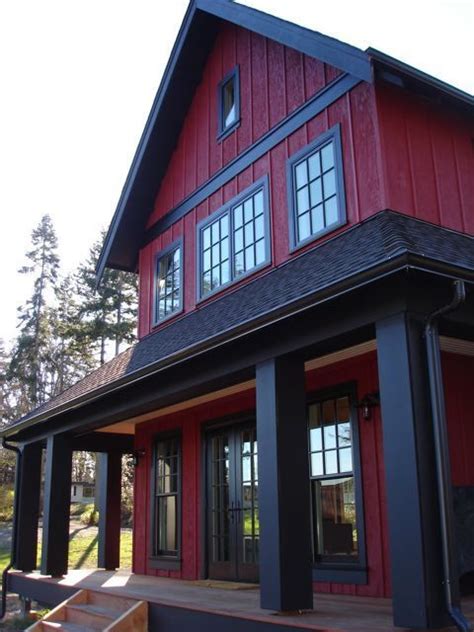 sears architects seattle modern cottage style architecture red house