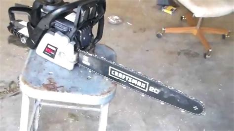 craftsman cc  chainsaw  youtube