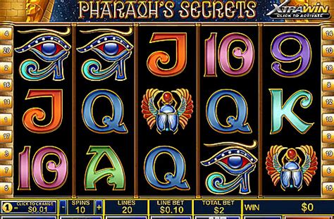 pharaoh s secret slot machine by playtech play online free