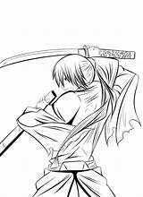 Kenshin Coloring Pages Rurouni Himura Lineart Search Popular Again Bar Case Looking Don Print Use Find Top sketch template