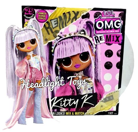 lol surprise remix kitty   omg fashion doll queen  set present
