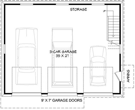 car detached garage  upstairs loft vr architectural designs house plans