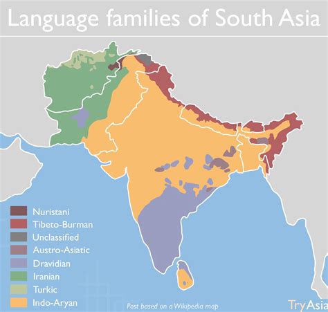 Language Families Of South Asia R Linguisticmaps