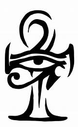 Ankh Tattoo Eye Egyptian Horus Tattoos Ra Egypt Tribal Symbols Symbol Clipart Designs Mix Final Fortune Teller Theme Thread Google sketch template