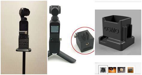 cheap osmo pocket tripod adapter review  comparison  rumors
