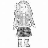 Coloring American Girl Pages Printable Doll Dolls Girls Print Caroline Online Printables Julie Sheets Template Pics4 Pic sketch template