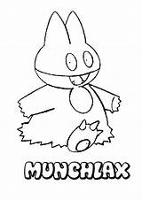 Munchlax Coloring Pokemon Pages Normal Color Print Types Hellokids Library Clipart sketch template
