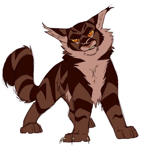 tennelles warrior cats character designs tigerstar  thunderclan deputyshadowclan