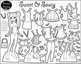 Coloring Pages Doll Paper Printable Dress Dolls Barbie Getcolorings Wedding Color Girl Print Kids sketch template