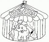 Circo Circus Zirkus Carpas Carpa Zirkuszelt Coloring Ausmalbild Malvorlagen Kleurplaten Kostenlos Março Circ Classroom Ahiva sketch template