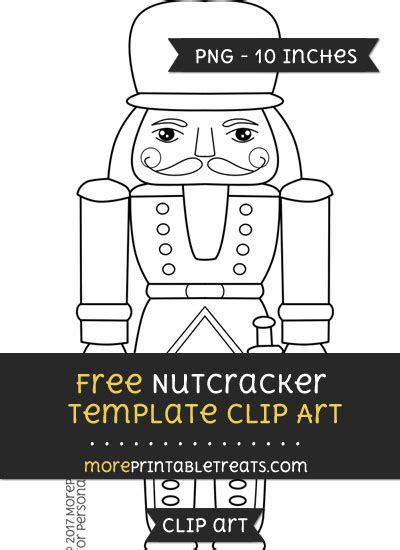 nutcracker template clipart