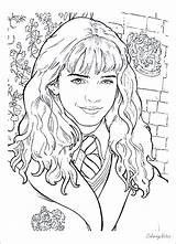Hermione Granger sketch template
