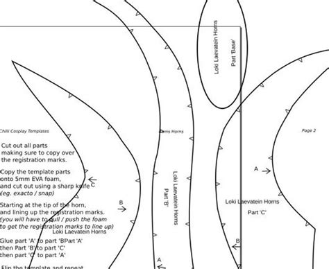 printable loki helmet template