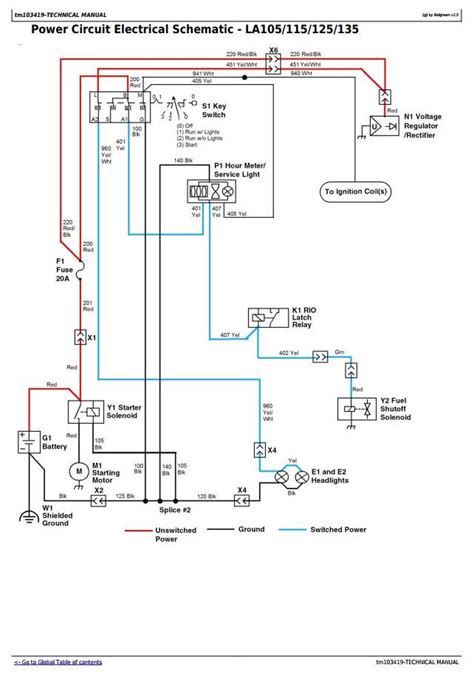 john deere  lawn tractor wiring diagram wiring digital  schematic