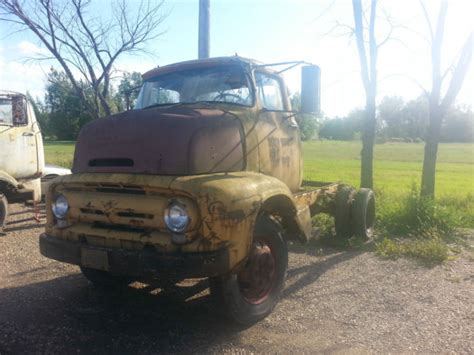 1956 Ford C Series Coe Cabover Cab Over Truck 292 Y Block V8 Can Ship