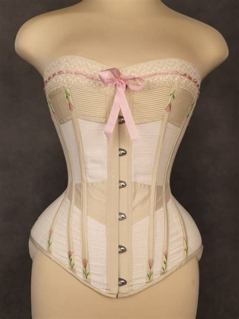 Ventilated Victorian Corset Made To Measure Edwardian Stays Etsy