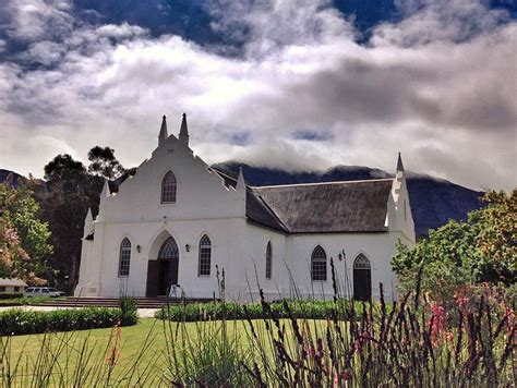 beautiful churches dutch reformed church  south africa  stream