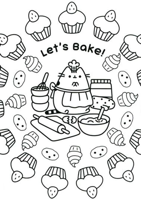 easy  print pusheen coloring pages tulamama
