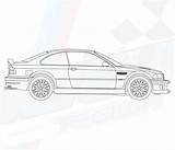 Bmw M3 Sketch E46 Paintingvalley sketch template