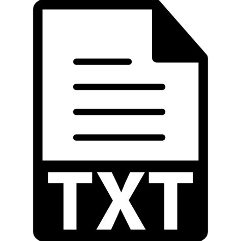 icon txt text file extension symbol