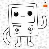 Bmo Draw Adventure Time Drawings Coloring Drawing Chibi Robot Letsdrawkids Jake Finn Character Characters Helpful Characterized Loyal Trusting Choose Board sketch template