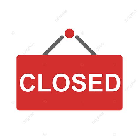 closed sign clipart transparent png hd closed sign icon design sign