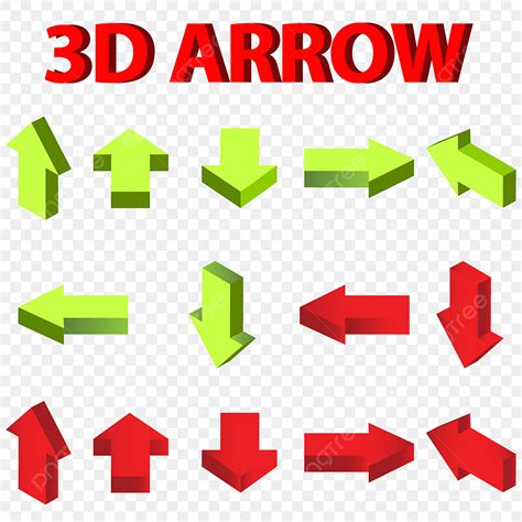 Arrow Design Vector Hd Png Images Colorful 3d Arrow Icon Vector Design