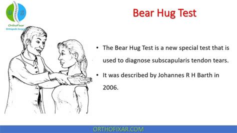 bear hug test easy explained orthofixar  tendon tear