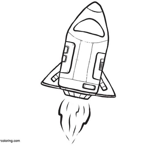rocket ship coloring pages outline  printable coloring pages