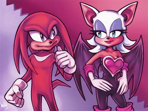 Knuckles And Rouge By Day Vii On Deviantart