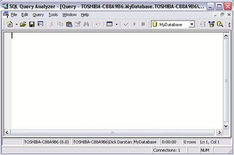Sql query analyzer