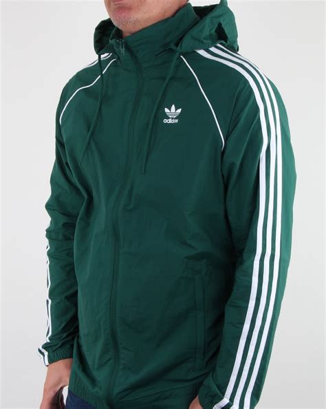 adidas originals superstar windbreaker green mens jacket coachhood