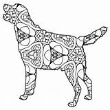 Coloring Pages Geometric Animal Labrador Animals Printable Book Just Thecottagemarket Kids Color Sheets Choose Board sketch template