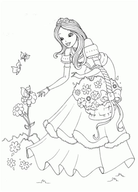 princess picture  color coloring home